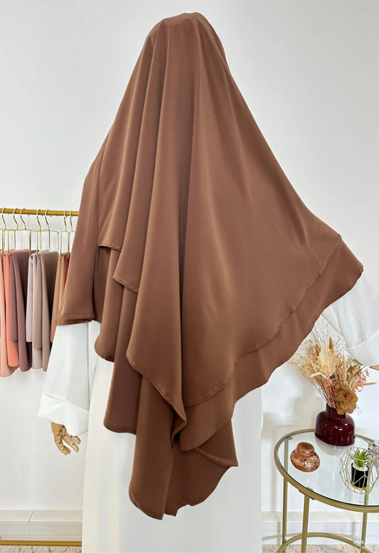 Khimar Camel Brown