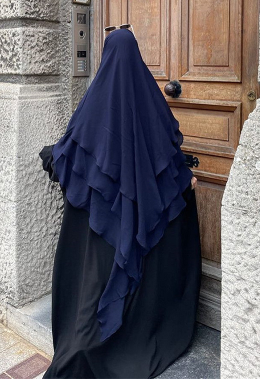 Khimar  Drak Blue