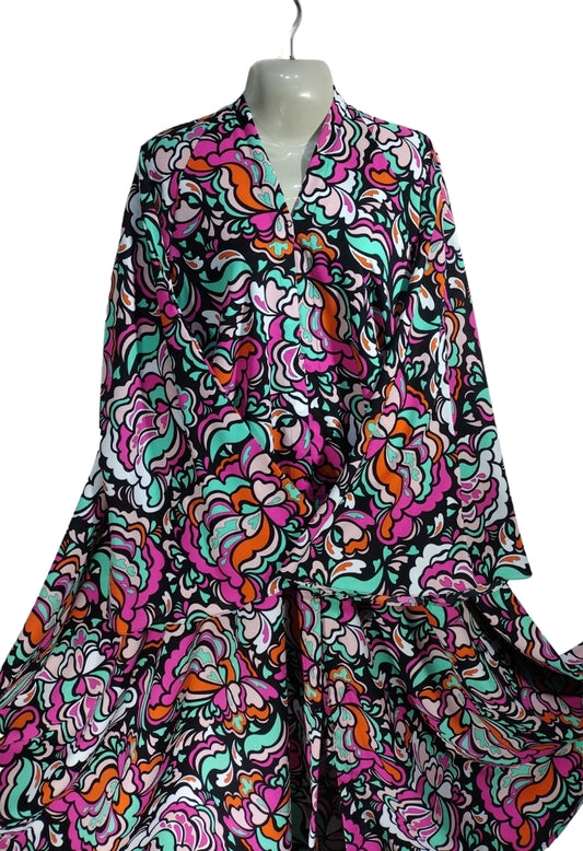 Multi Printed Abaya
