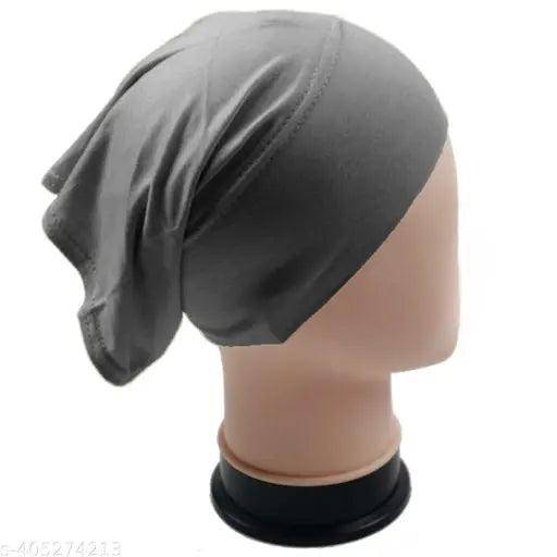 Gray Under Hijab Tube Cap